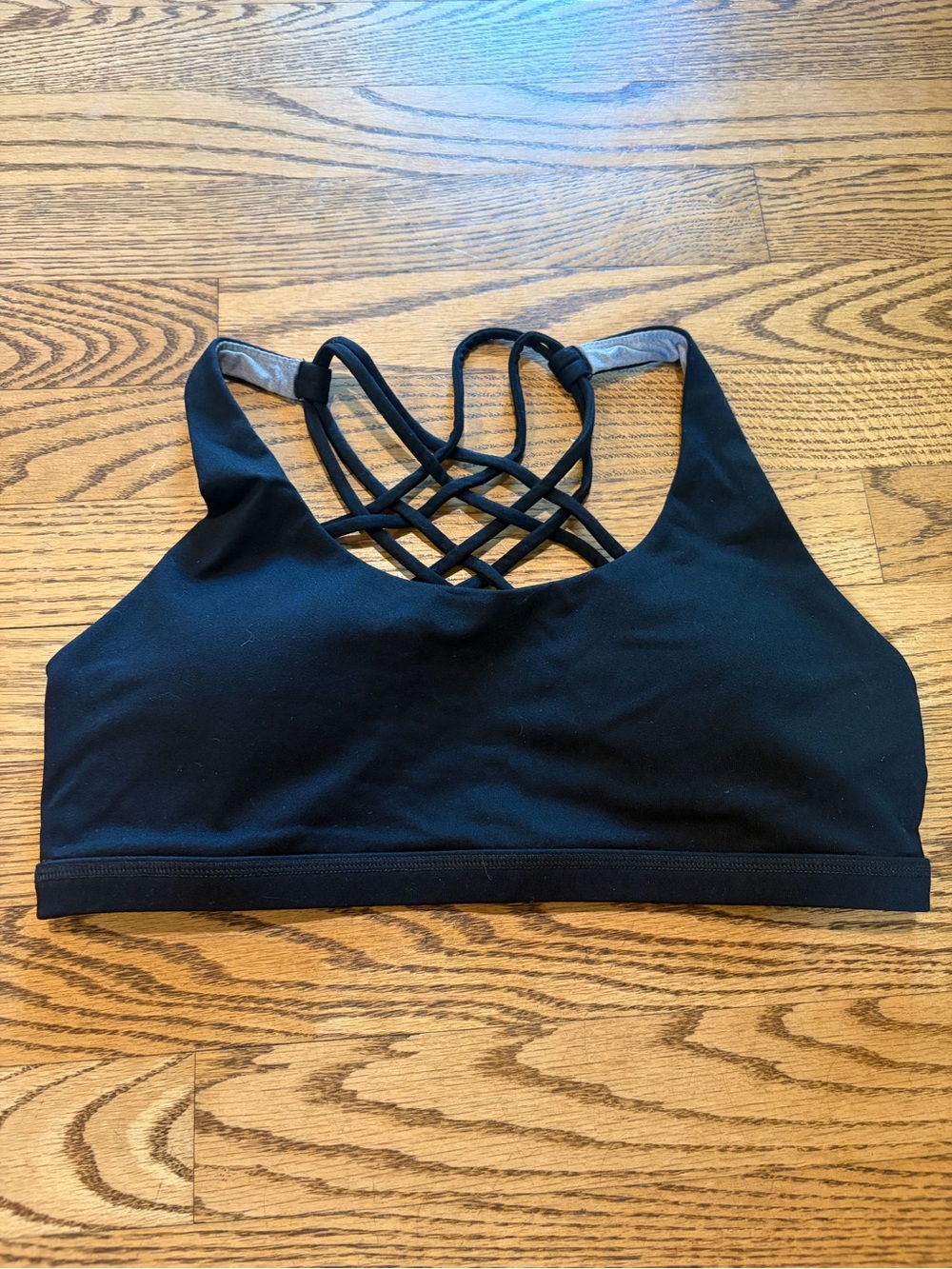 Born Primitive Vitality Original Sports Bra Black Grey